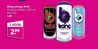 Big Bazar Bang energy drink aanbieding