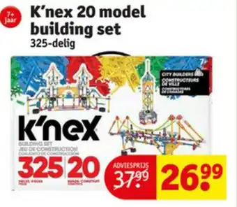 Kruidvat K'nex 20 model building set 325-delig aanbieding