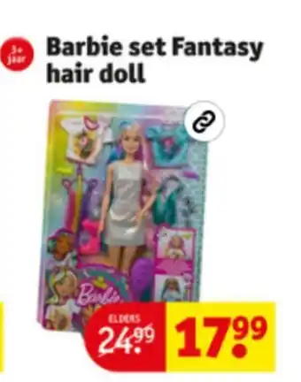 Barbie set Fantasy hair doll