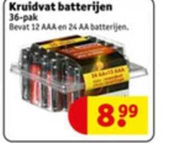 Kruidvat Kruidvat batterijen 36+pak aanbieding