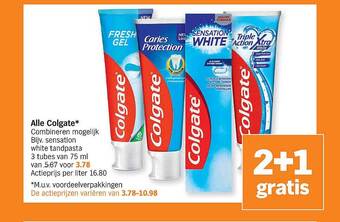 Albert Heijn Colgate aanbieding