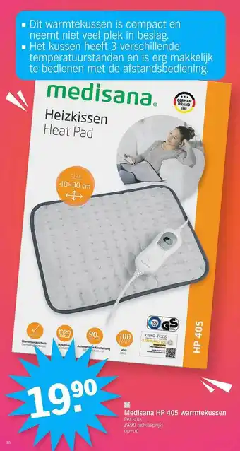 Medisana hp 405 warmtekussen