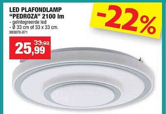 Hubo Led plafondlamp aanbieding
