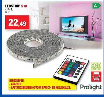 Hubo Ledstrip 5 m aanbieding