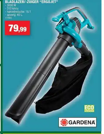 Hubo Gardena bladlazer--zuiger aanbieding