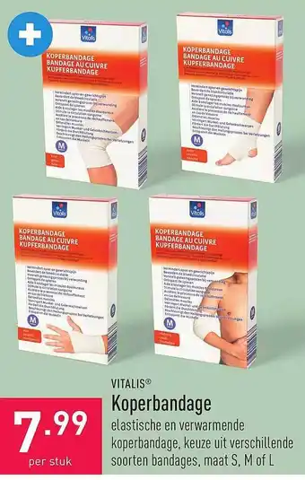 ALDI Vitalis koperbandage aanbieding