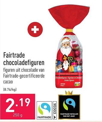 ALDI Fairtrade chocoladefiguren aanbieding