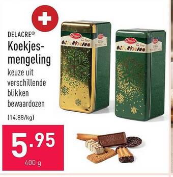 ALDI Delacre koekjesmengeling aanbieding