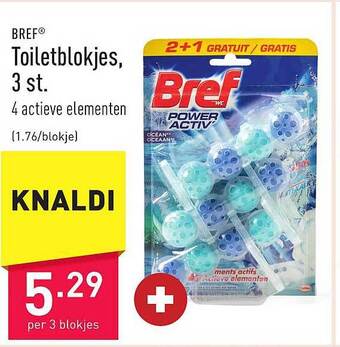 ALDI Bref toiletblokjes, 3 st aanbieding