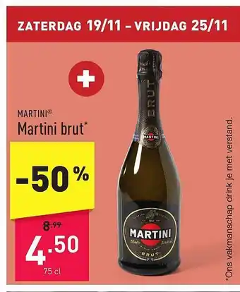ALDI Martini brut aanbieding