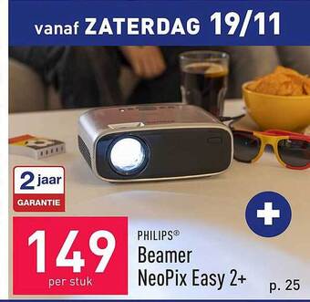 ALDI Philips beamer neopix easy 2+ aanbieding