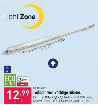 ALDI Light zone ledlamp voor vochtige ruimtes aanbieding