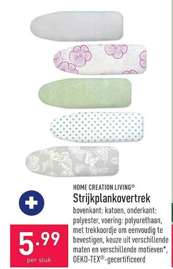 ALDI Home creation living strijkplankovertrek aanbieding