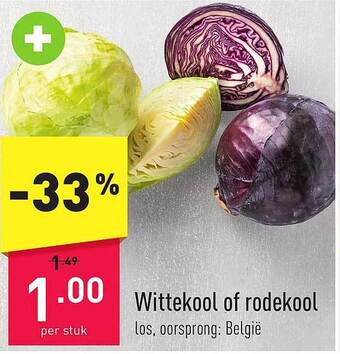 Wittekool of rodekool
