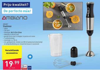 ALDI Ambiano staafmixer aanbieding