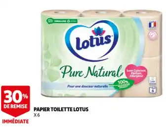 Auchan Lotus papier toilette x6 aanbieding