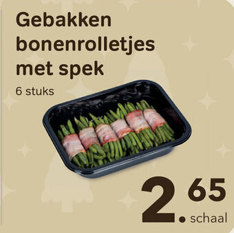 Bon Ap Gebakken bonenrolletjes met spek aanbieding