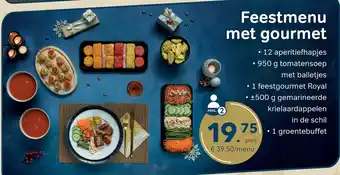Bon Ap Feestmemu met gourmet aanbieding