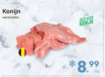 Konijn versneden