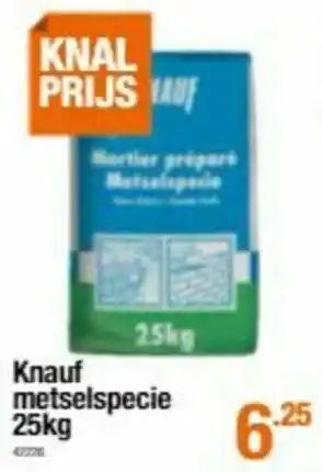Knauf metselspecie