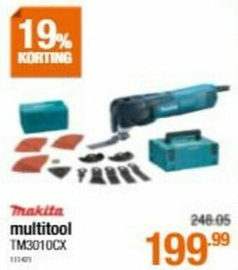 Cevo Makita multitool tm3010cx aanbieding