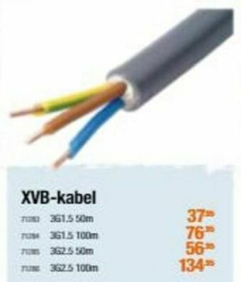 Cevo Xvb-kabel aanbieding