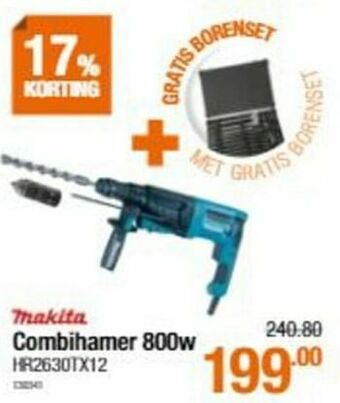 Cevo Makita combihamer 800w aanbieding