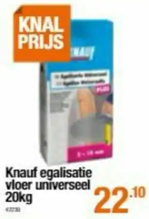 Cevo Knauf egalisatie vloer universeel aanbieding