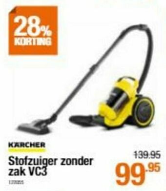 Cevo Kärcher stofzuiger zonder zak vc3 aanbieding