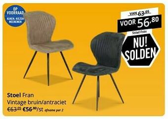 Stoel fran vintage