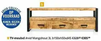 YGO Tv-meubel arvid aanbieding