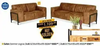 YGO Salon sommer 3-zit + 2-zit aanbieding