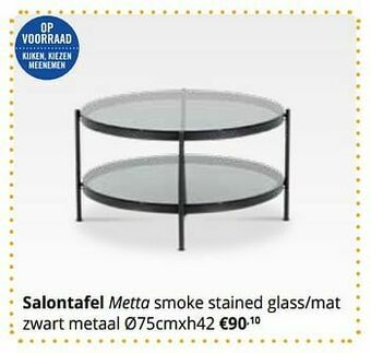 YGO Salontafel metta aanbieding