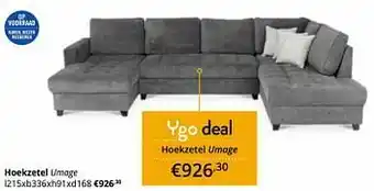 YGO Hoekzetel umage aanbieding