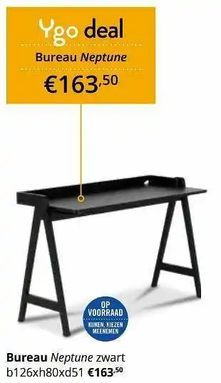 YGO Bureau neptune aanbieding