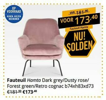 YGO Fauteuil hamta aanbieding
