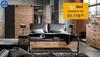 YGO Slaapkamer kick aanbieding