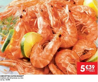 Crevettes Cuites Roses