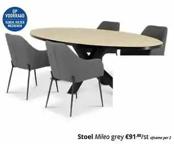 YGO Stoel mileo aanbieding