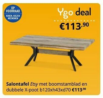 YGO Salontafel etsy aanbieding