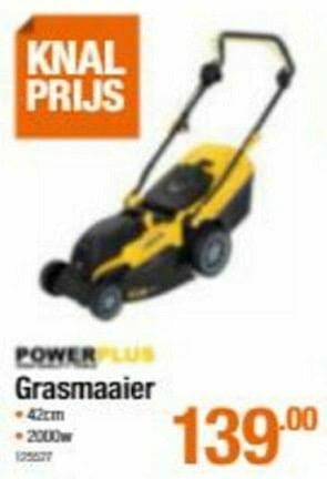 Cevo Powerplus grasmaaier aanbieding