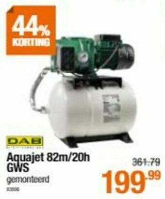 Dab aquajet 82m-20h gws