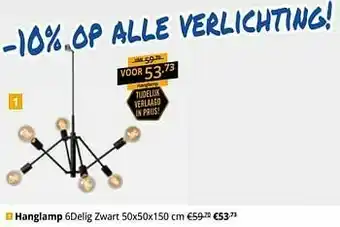 YGO Hanglamp 6delig aanbieding