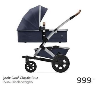 Baby & Tiener Joolz geo2 classic blue 2-in-1 kinderwagen aanbieding