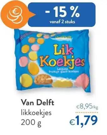 OKay Van Delft Likkoekjes 200g aanbieding