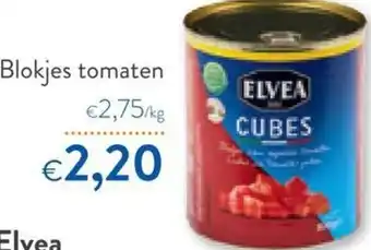 OKay Elvea Blokjes Tomaten 800g aanbieding
