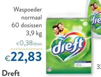 OKay Dreft Waspoeder Normaal 60 Dosissen 3.9kg aanbieding