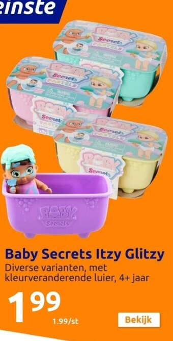Action Baby Secrets Itzy Glitzy aanbieding