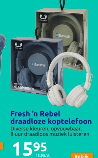 Action Fresh'n Rebel Draadloze Koptelefoon aanbieding