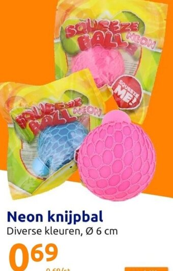 Neon Knijpbal